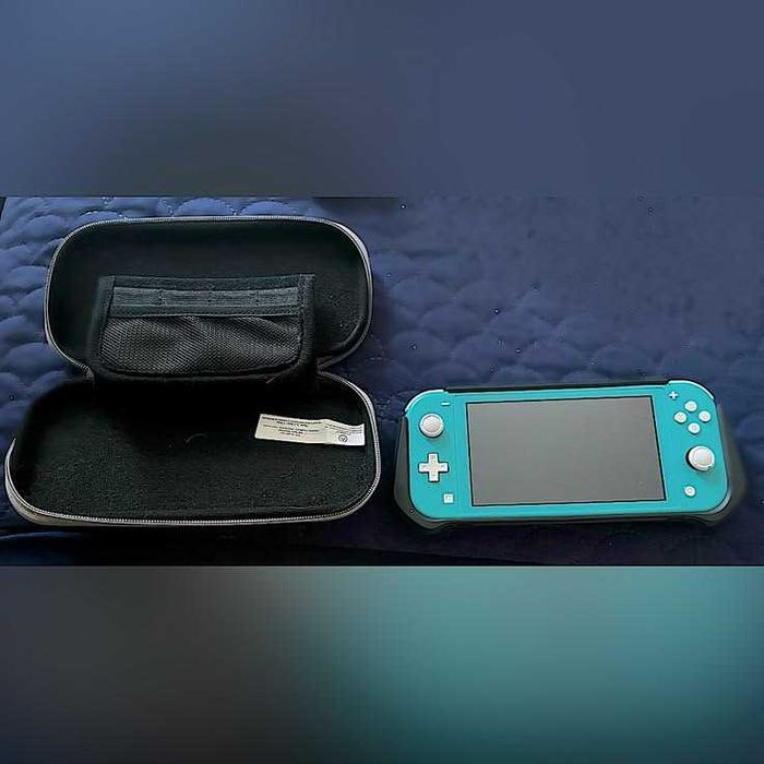 !URGENT! Nintendo Switch Lite Turcoaz + Grip + Husa