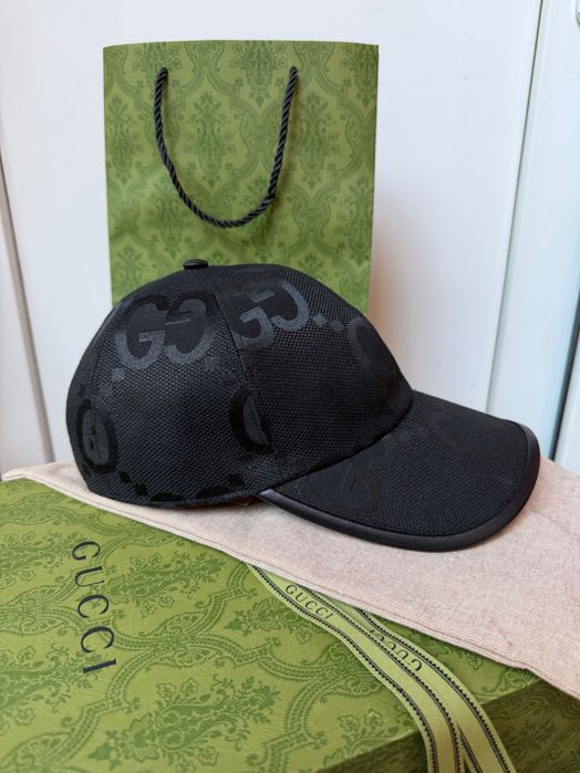 Sapca originala Gucci neagra GG noua cu factura