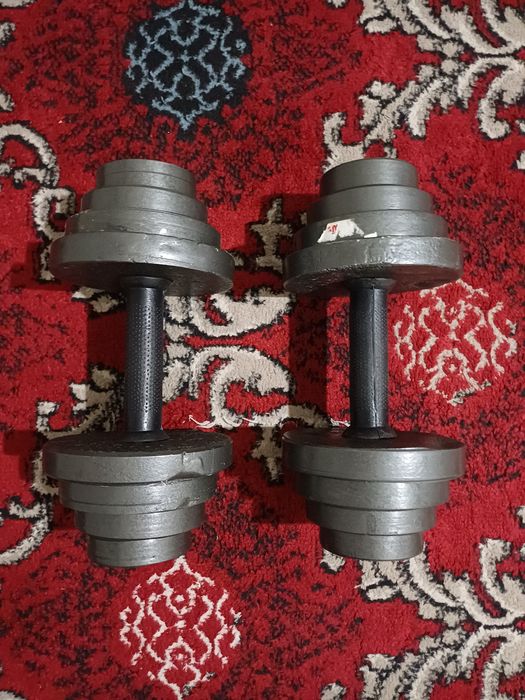 Gantel 10kg 1 juft 1kg=22.000 soʻm