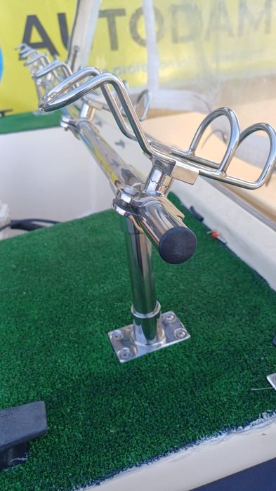 Suport pentru lansetă din inox – montaj pe barcă