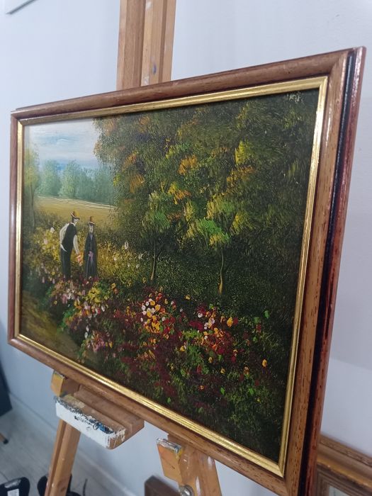 Идилия в Цветната Градина (Маслени Бои)