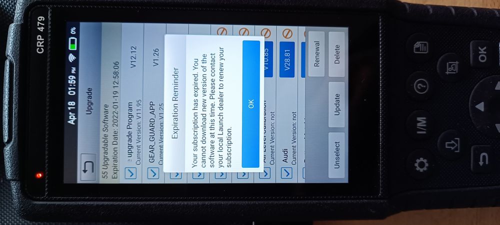 диагностичен скенер Launch CRP 479