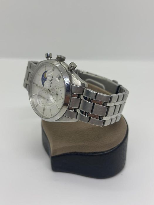 Ceas EDOX Les Vauberts Moonphase Chrono 01655 -A-