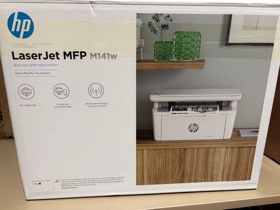 HP принтер черный-белый