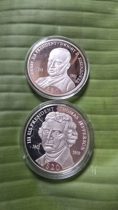 Monede/medalii argint pur 999 SUA