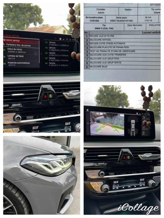 BMW Seria 5 540i G30 Facelift - Mild Hybrid - Pachet M - motor B58 - 333HP - Pret redus