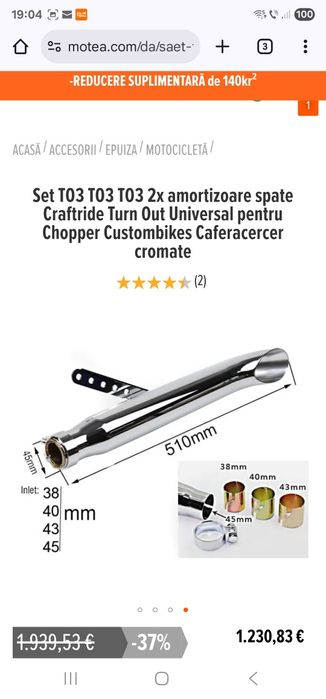 Set 2 tobe universale chopper