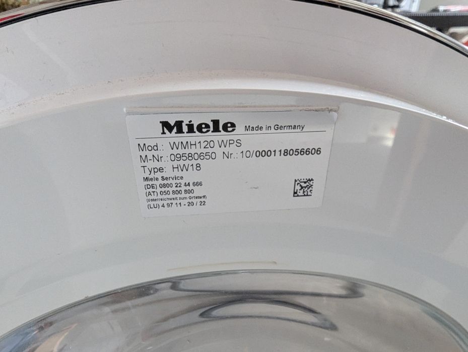 Пералня Miele W1 wmh120 wps