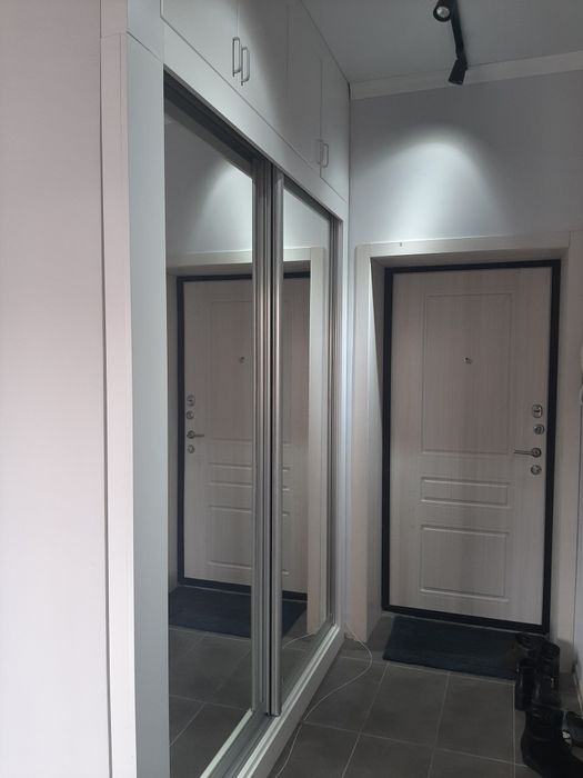 Гардероб (шкаф), белый, МДФ