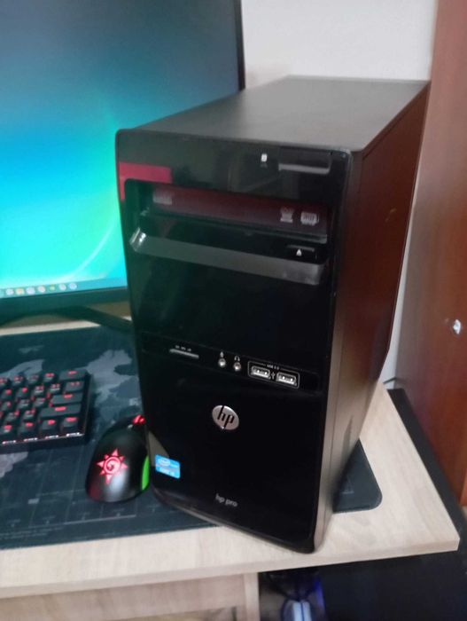 Pc low gaming HP Pro 3500 MT, procesor Intel Core i5-2500 4 cores, 4 threads 3,70 GHz turbo