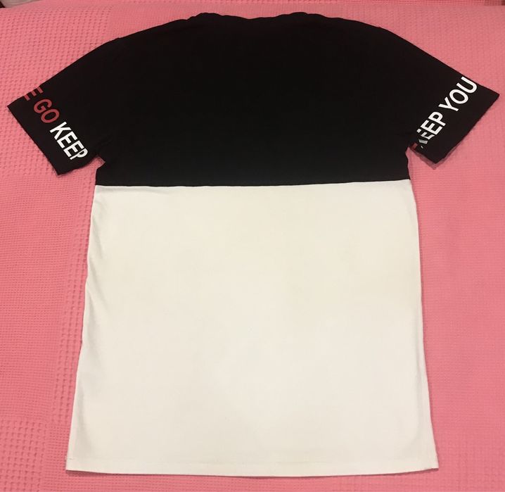 Футболка черно белая детская