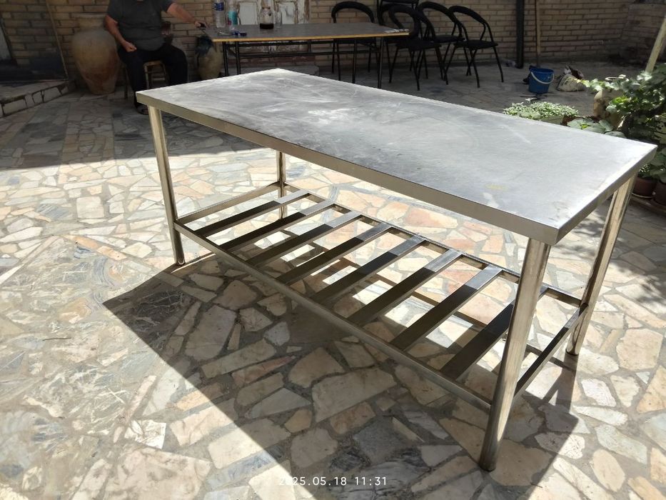 Стол  не  ржавейка 2,5 на 90 идеал