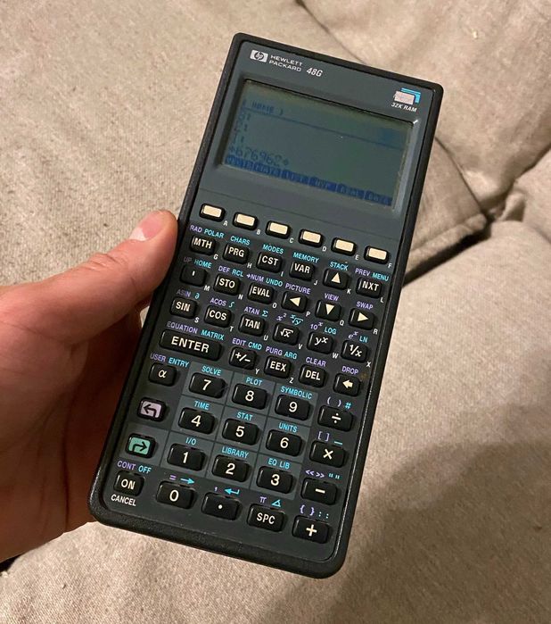 Calculator grafic HEWLETT PACKARD 48G 32 KB de RAM din 93