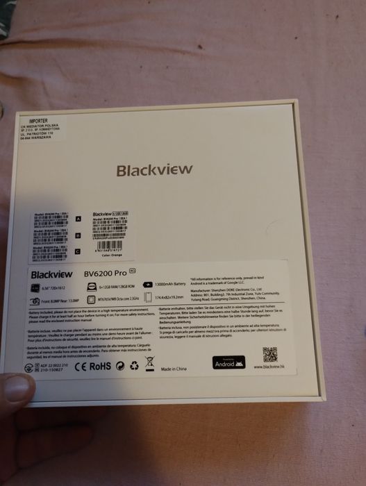 Blackview bv 6200 pro android 14  în garanție  preț fix