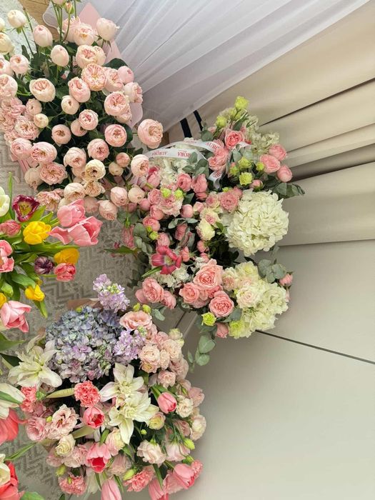 Цветы букеты свежие