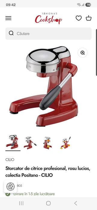 Storcator fructe profesional manual