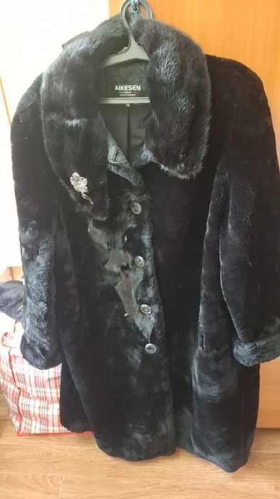 Женская Мутоновая шуба