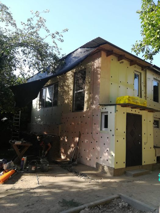 Утепление, фасадные работы.