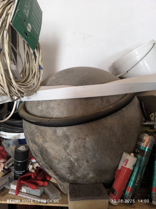 Продам казан чугунный с печкой