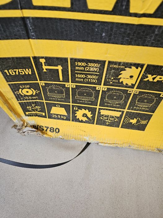 Circular dewalt DWS780 qs