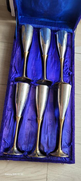 Set pahare Șampanie Argint