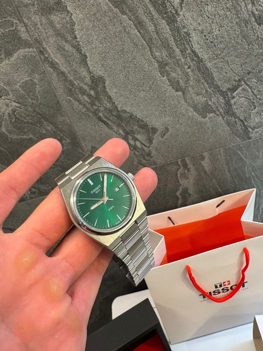 Ceas Tissot PRX 40 mm verde nou