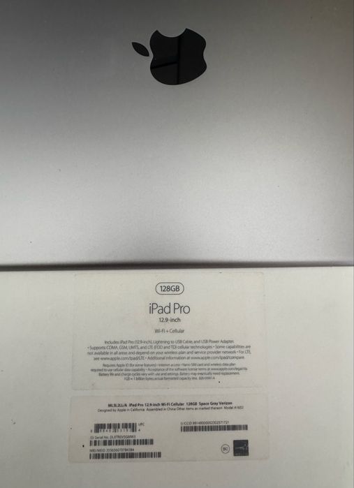 iPad Pro 12.9 / 128 gb / wifi + cellular