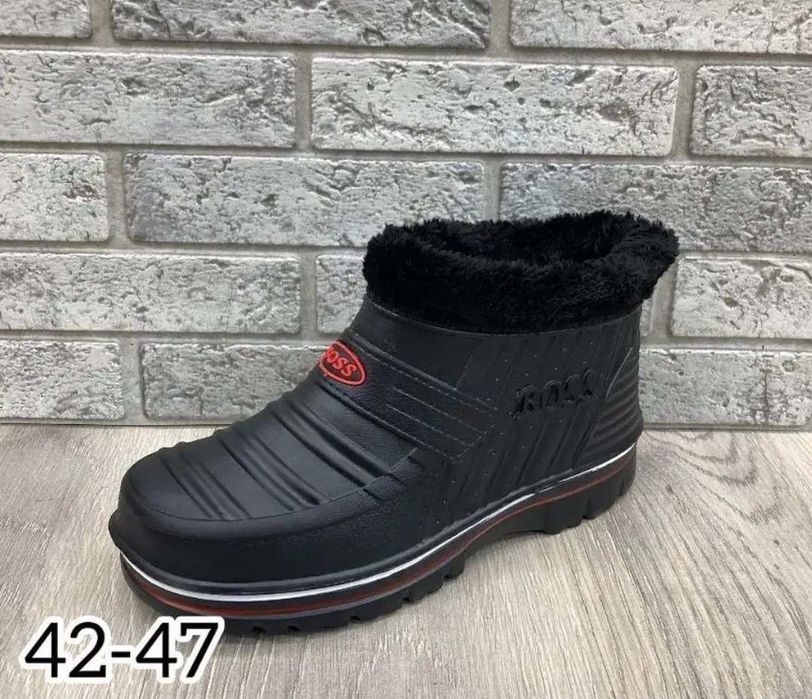 Меховые Галоши утепленные резиновые Калоши