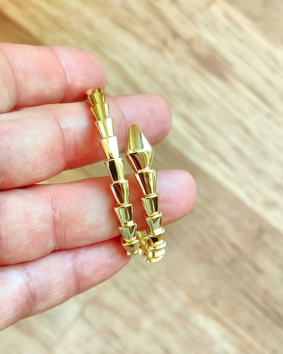 BVLGARI Serpentine Bracelet, гривна змия на Булгари в златист цвят