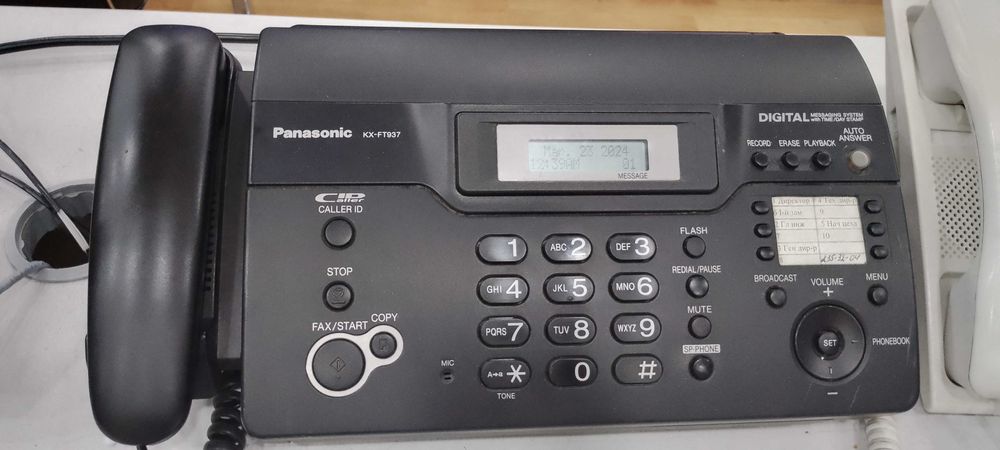 Продам телефон Panasonic-факс  KX-FT 937