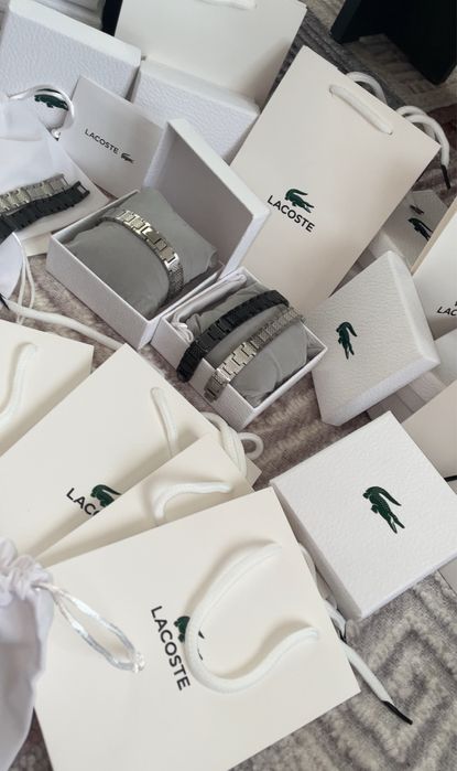 Мъжка Гривна - Lacoste Metropole | Пълен Подаръчен Комплект |
