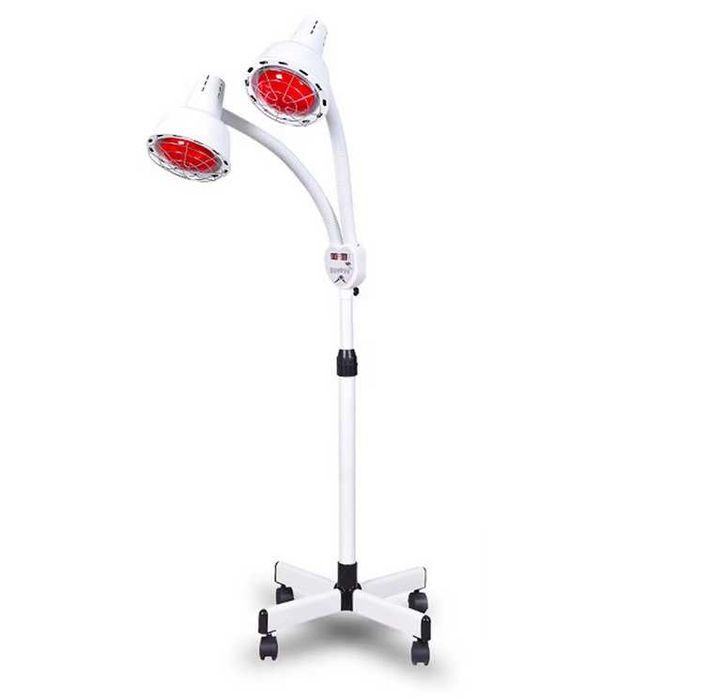 Инфракрасная лампа С ДВУМЯ ГОЛОВАМИ для физиотерапии 300 ватт Новые