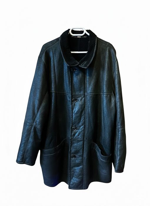 Cojoc de Lux Bărbați CHRIST - Piele Naturală și Blană, Mărimea 52