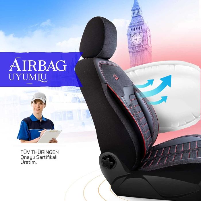 Комплект премиум тапицерия Panda Londra - различни цветове