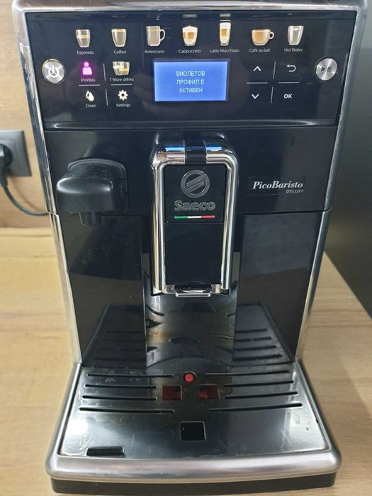 Saeco PikoBaristo De Luxe - внос от Германия , с БГ меню.