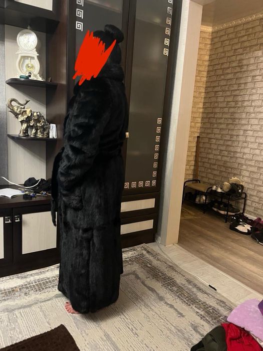 Шуба черный бриллиант