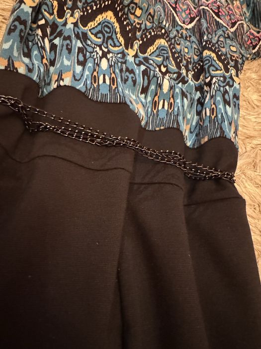 Rochie Chanttal Basic-imprimeu etnic elegant și croială feminină