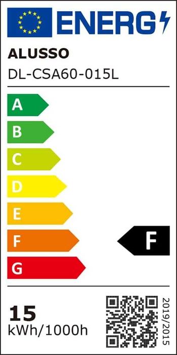 Bec Incastrat Spot LED ALUSSO,15W cu reglaj,175mm,pachet 6 buc,clasaF