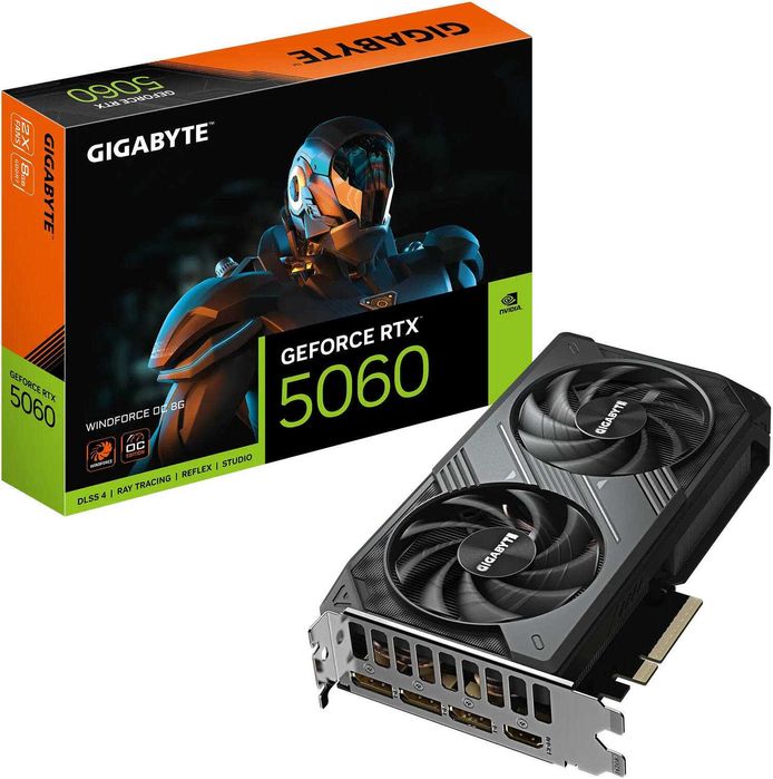 Видеокарта GIGABYTE GeForce RTX 5060 Windforce OC