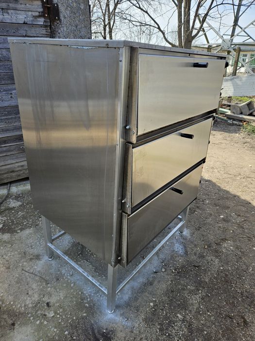 Фурна Печка за Закуски Пици Хляб 6 тави 60/40см. Трифазна