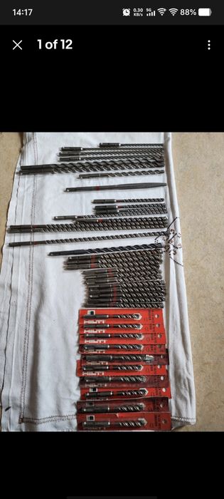 Хилти SDS +  свредла за бетон