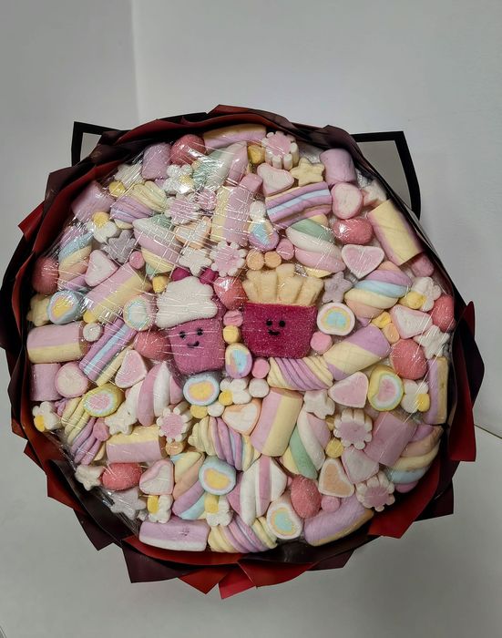Buchet din marshmallow