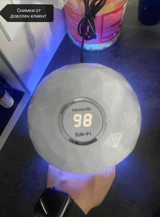 Печка за гел лак UV LED лампа за маникюр 54W SUN