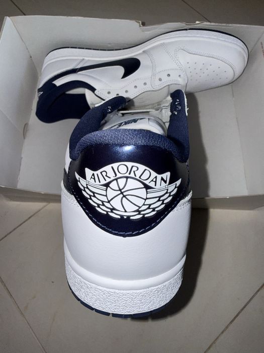 Обувки Air Jordan 1 Retro Low '85 OG “Metallic Blue” - размер 49.5