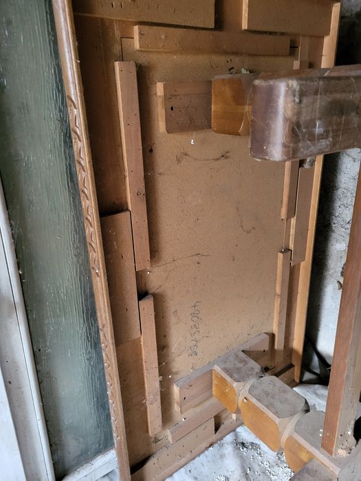 Masă rustica din lemn masiv de sufragerie, foișor, terasă etc.