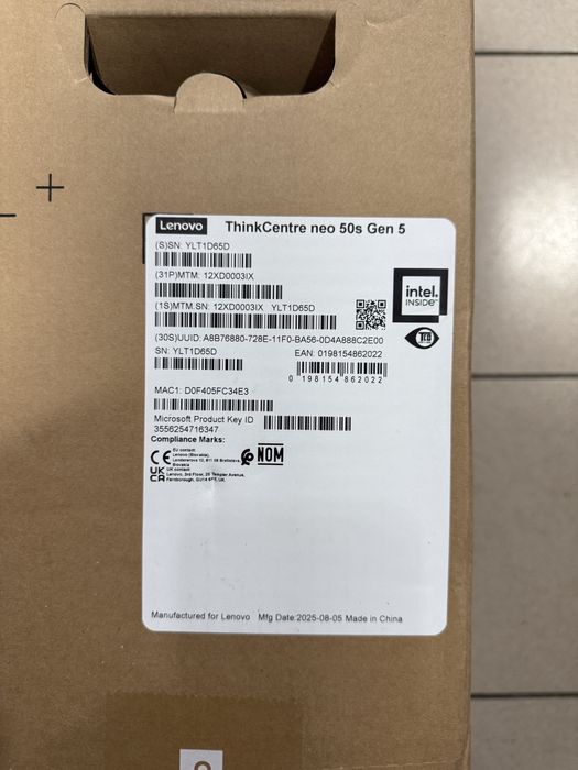 Vand unitate lenovo neo 50s gen5 noua i5 13400 16gb ssd 512gb