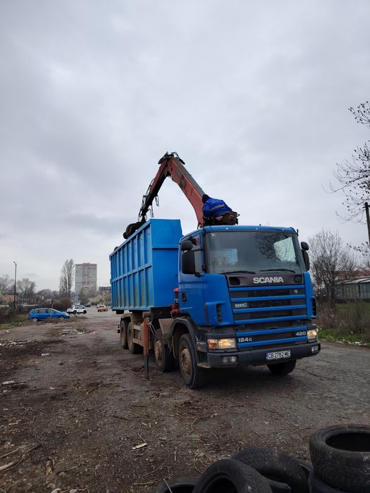 Контейнери под наем 4-40куб. Събаряне на сгради, Багер, Извозване, къртене и хамалски услуги.
