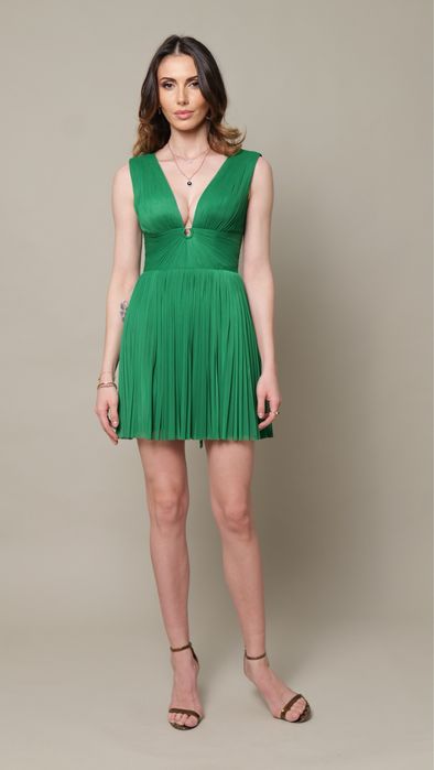 Rochie eleganta tulle bumbac, noua cu eticheta