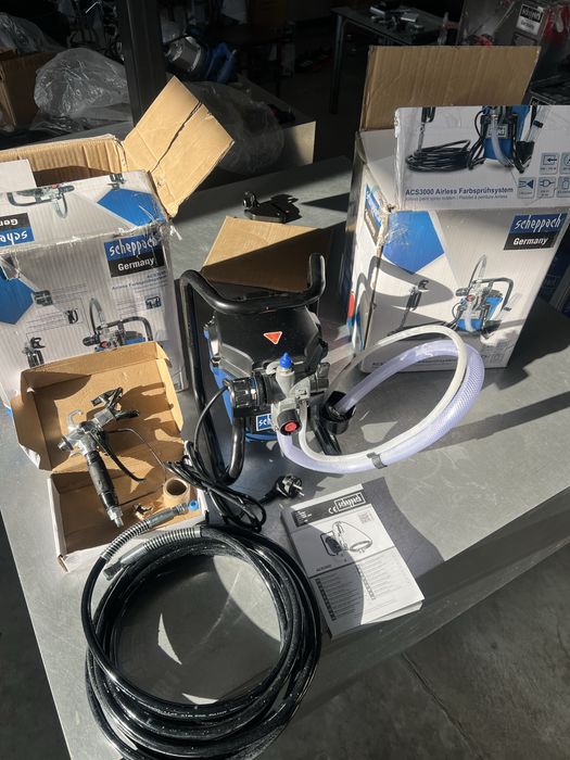 Машина за безвъздушно боядисване -750W, Scheppach ACS3000