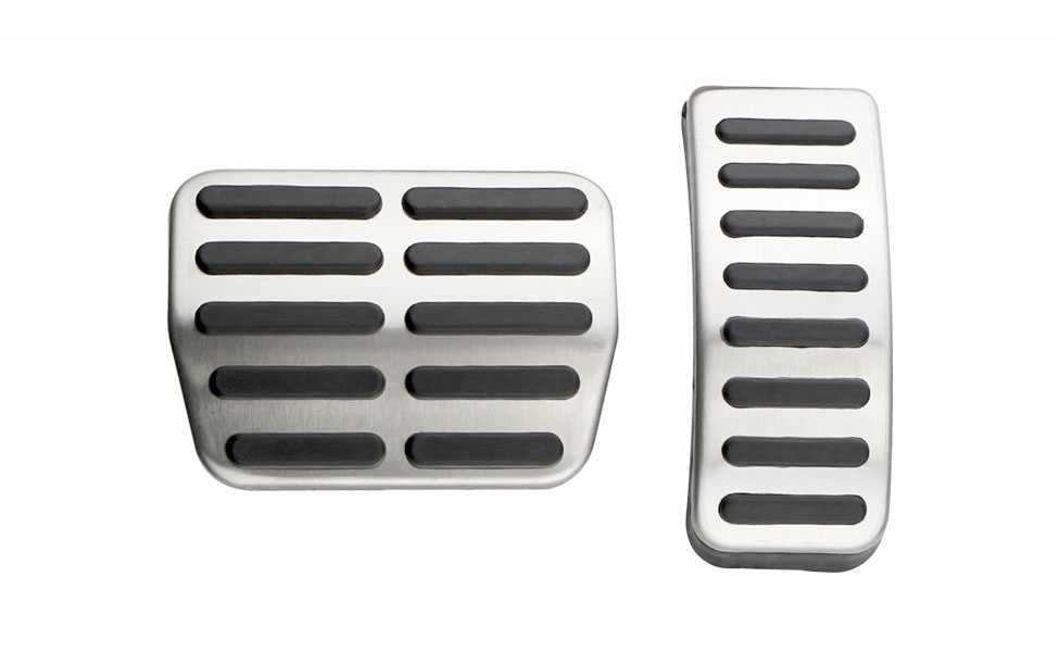 Ornamente INOX pedale si footrest - Golf 4, Bora, Beetle, Leon, A3, TT